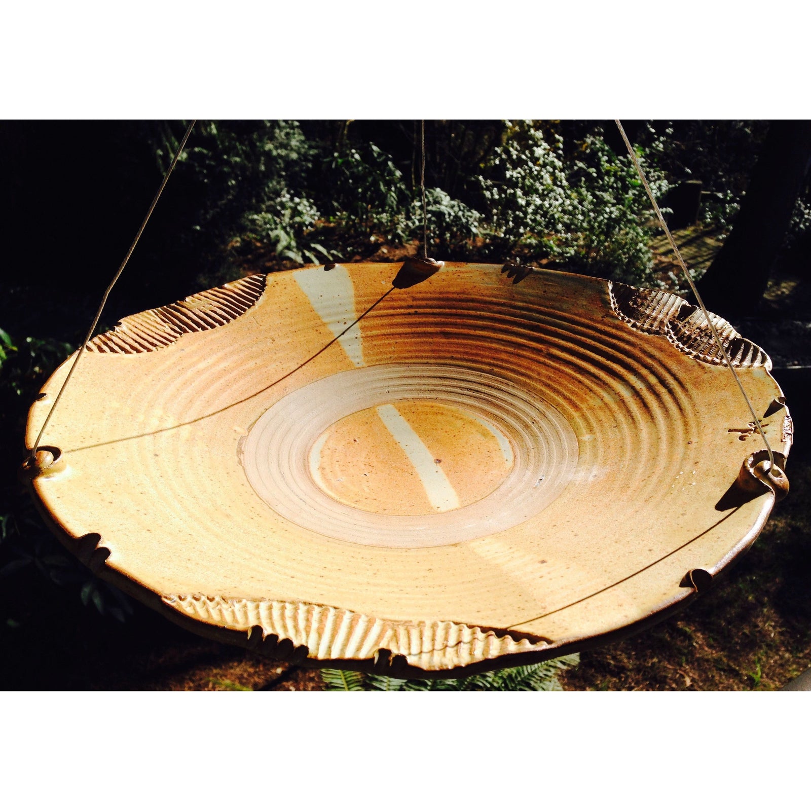 Anthony Stoneware Large Birdbath