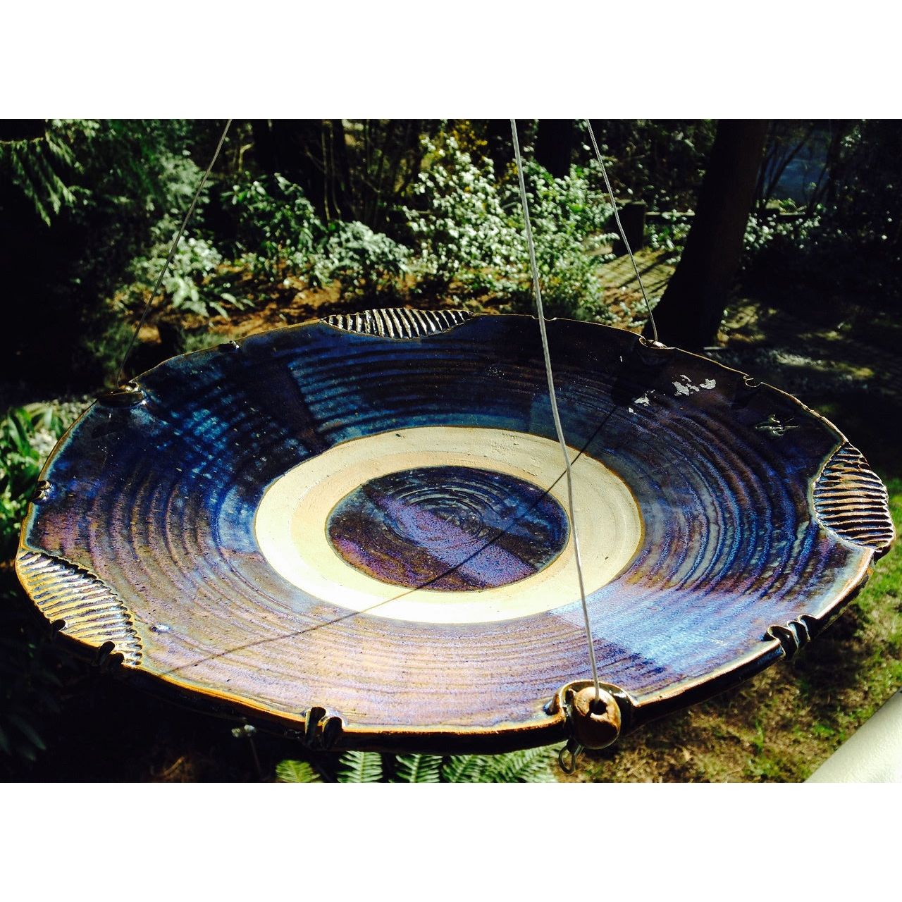 Anthony Stoneware Large Birdbath