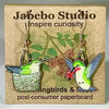 Jabebo Hummingbird & Nest Earrings