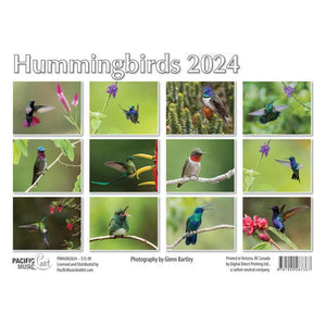Hummingbird Calendar 2024 by Glen Bartley