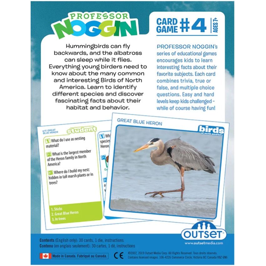 Professor Noggin Birds of North America