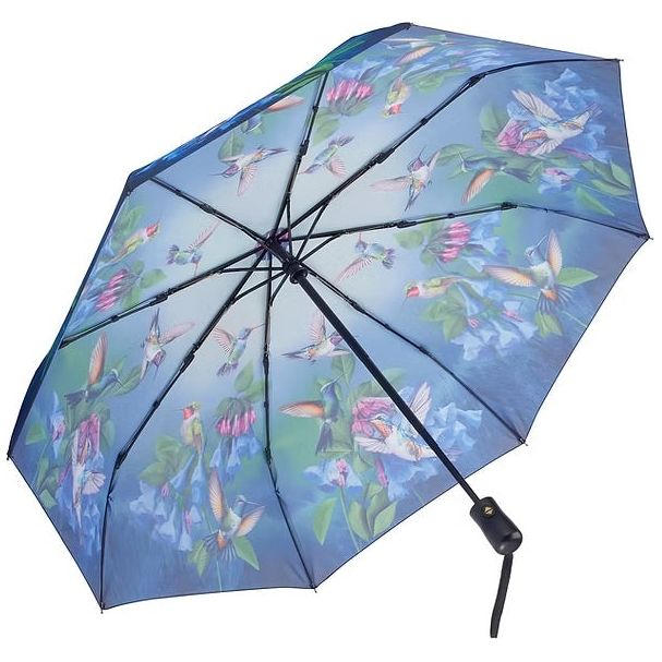 Umbrella Bluebell Hummingbird by Galleria