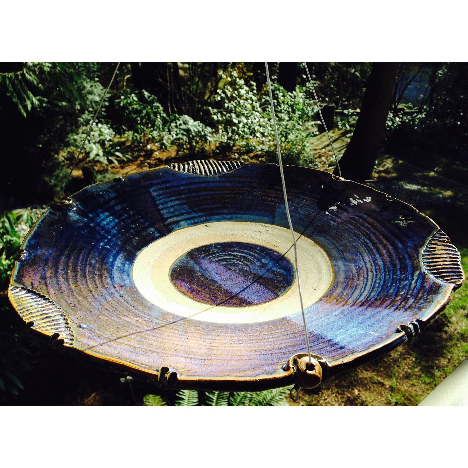 Anthony Stoneware Medium Birdbath