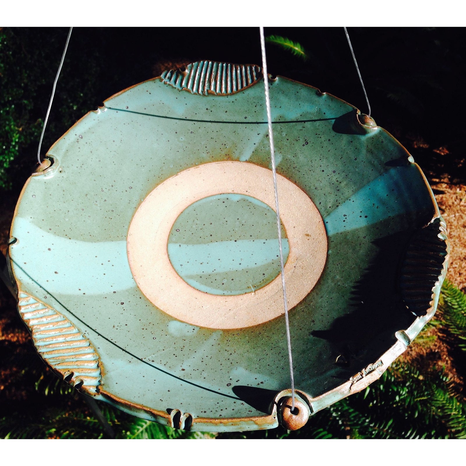 Anthony Stoneware Medium Birdbath