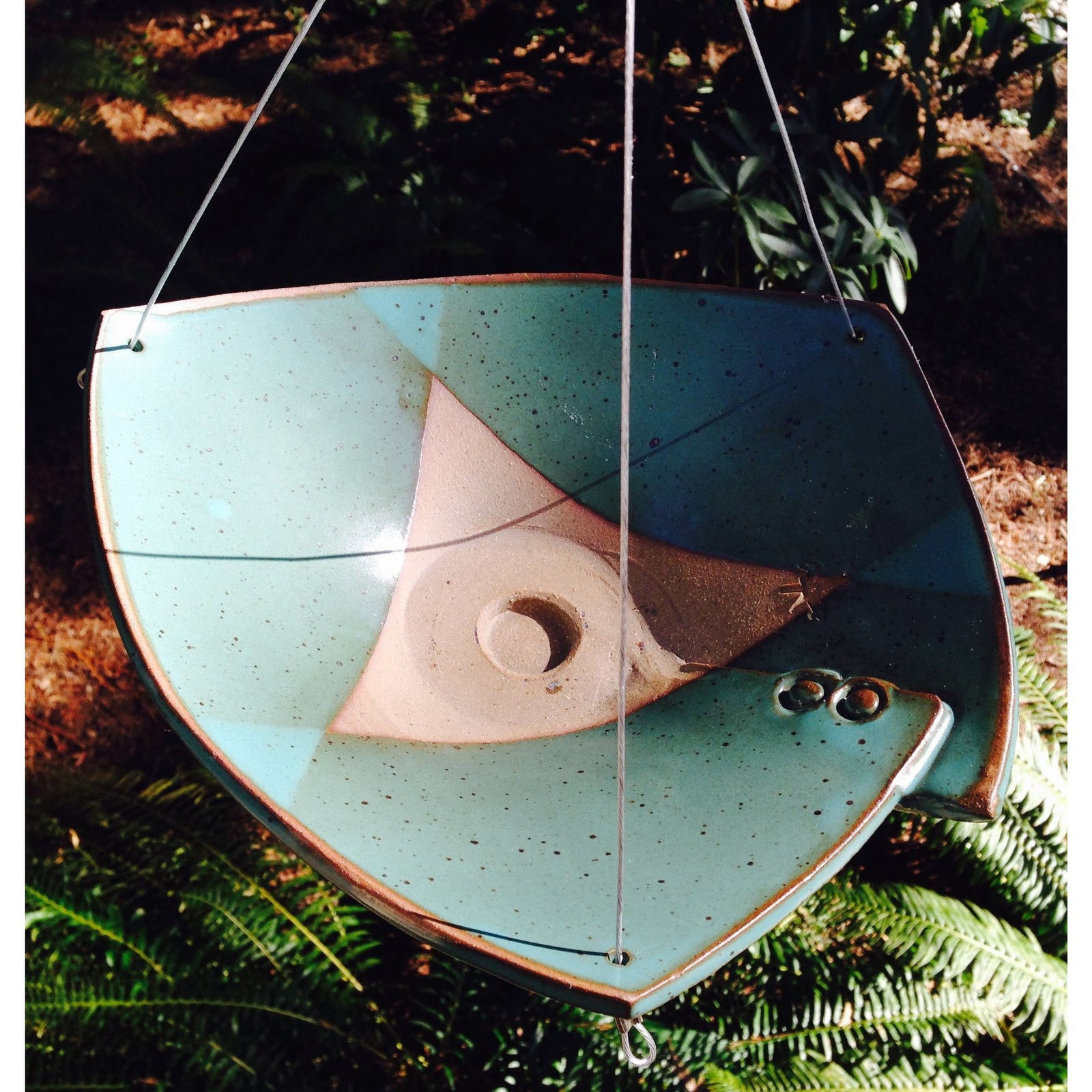 Anthony Stoneware Small Birdbath