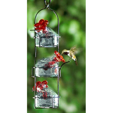Parasol Bouquet Lunch Pail 3 Hummingbird Feeder