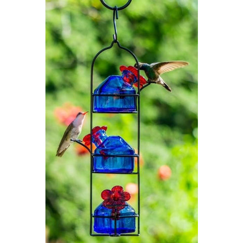 Image of Parasol Bouquet Lunch Pail 3 Hummingbird Feeder