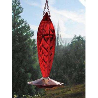 Image of Schrodt Designs Crystal Spiral Hummingbird Feeder