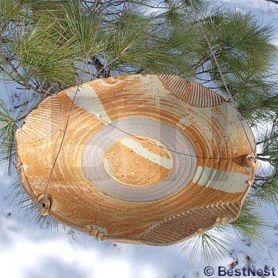 Anthony Stoneware Medium Birdbath