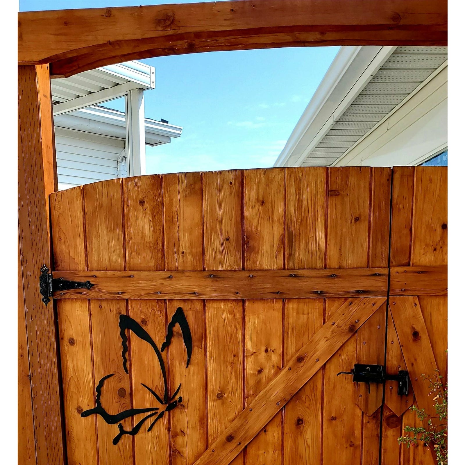 West Coast Fence Art - Butterfly