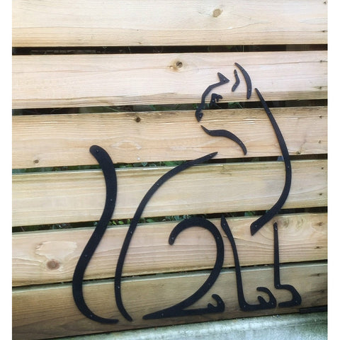 Image of West Coast Fence Art - Cat