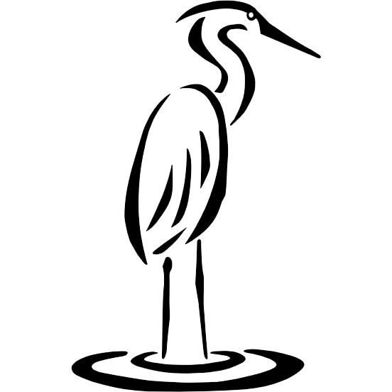 West Coast Fence Art - Heron