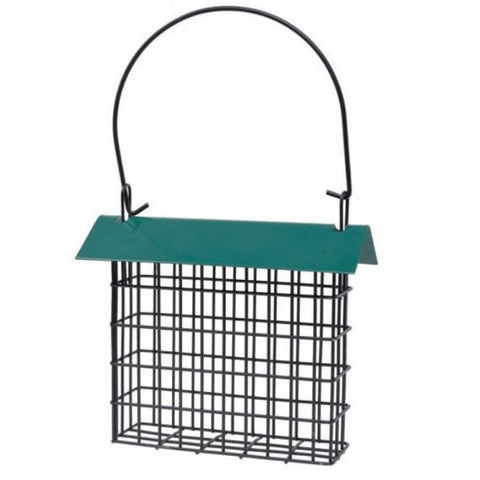 Image of Single Suet Feeder With Roof