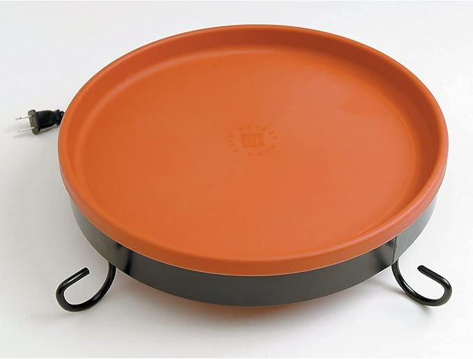 Farm Innovators Model BD-75 3-in-1 Heated Birdbath, 75-Watt, Terra Cotta