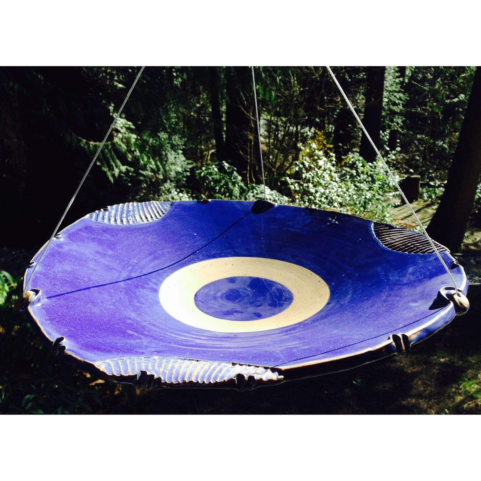 Anthony Stoneware Large Birdbath