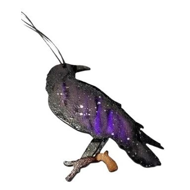 Crow/Raven Ornament from Bear Hill Studios