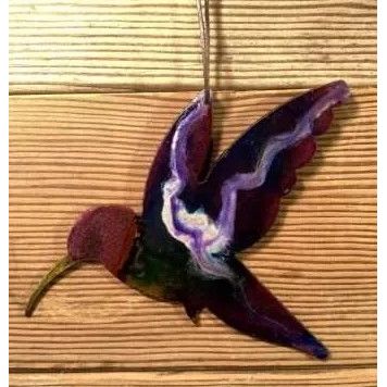 Hummingbird Ornament from Bear Hill Studios