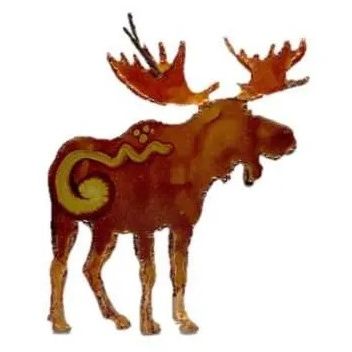 Moose Ornament from Bear Hill Studios