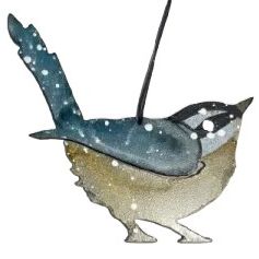 Red Breasted Nuthatch Ornament from Bear Hill Studios