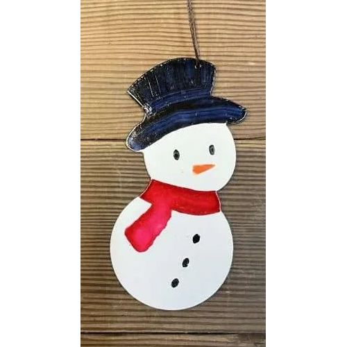 Snowman Ornament from Bear Hill Studios