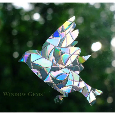 Image of Bird Window Gems Decals-Set of 7 Decals