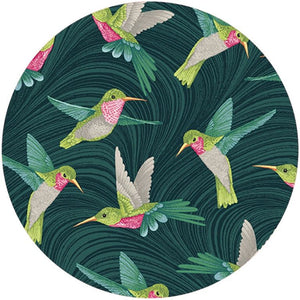 Andreas Silicone Trivet - Hummingbird and Waves