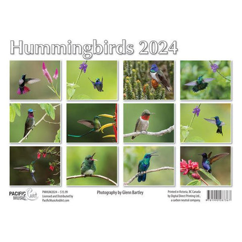 Image of Hummingbird Calendar 2024 by Glen Bartley