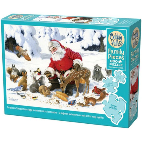 Santa Claus and Friends-Family Pieces 350 Piece Puzzle