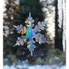 Snowflakes Ornaments Window Gems Decals-Set of 9 Decals