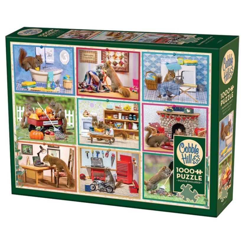Squirrels At Home 1,000 Piece Puzzle