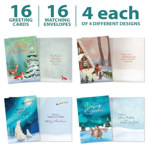 Image of Tree Free Christmas Cards - Winter Friends