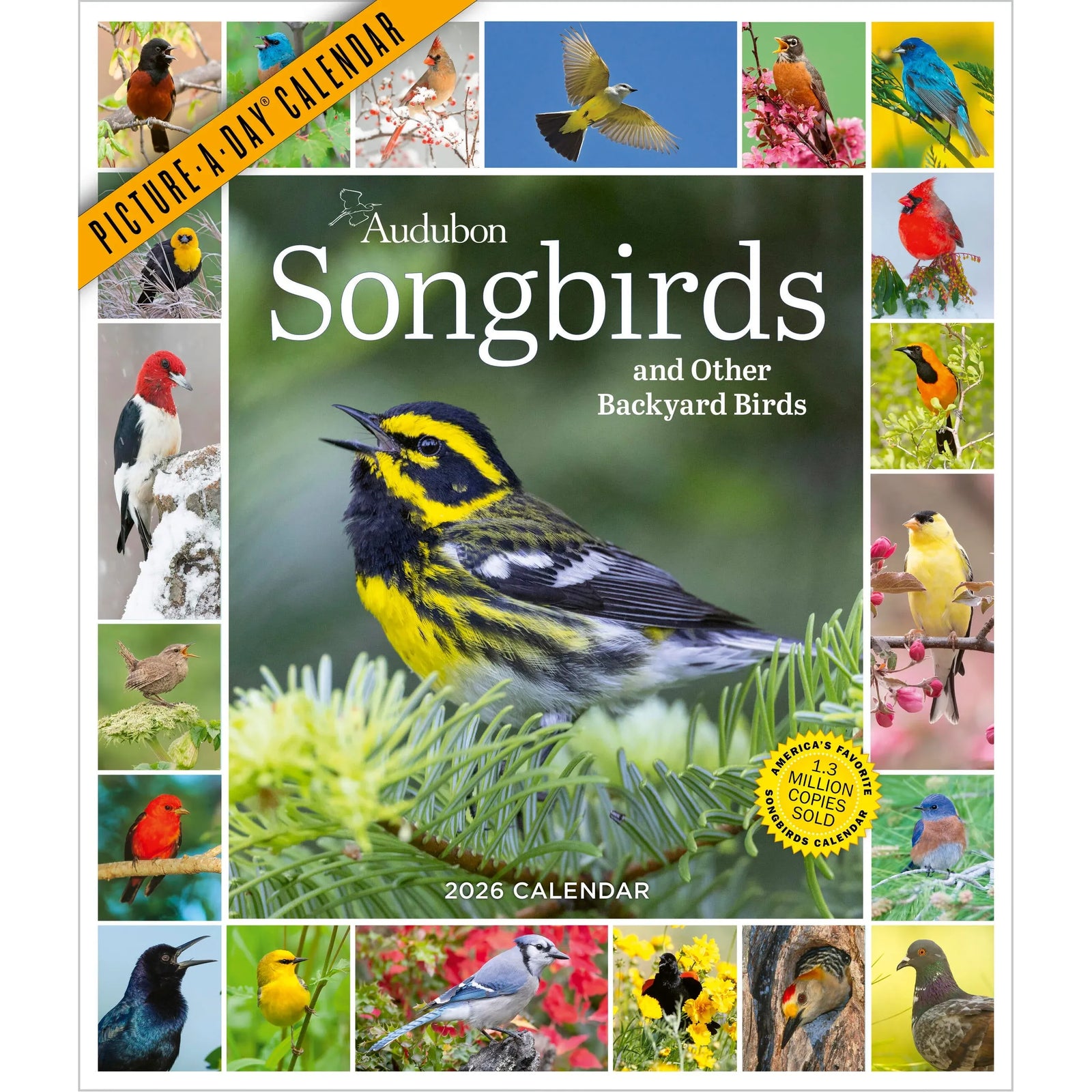 Audubon Songbirds Calendar 2026