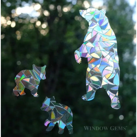 Image of Bear Window Gems Decals-Set of 7 Decals