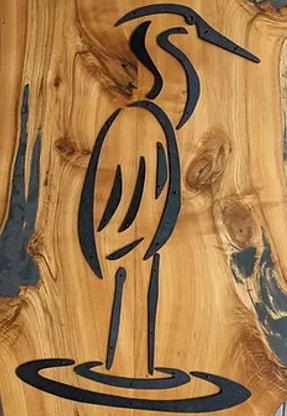 West Coast Fence Art - Heron
