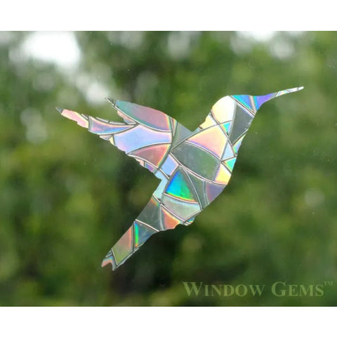 Hummingbird Window Gems Decals-Set of 7 Decals – Backyard Bird Centre