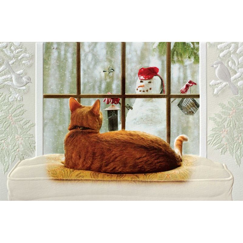 Pumpernickel Press Christmas Cards Mr. Tut's Christmas Window