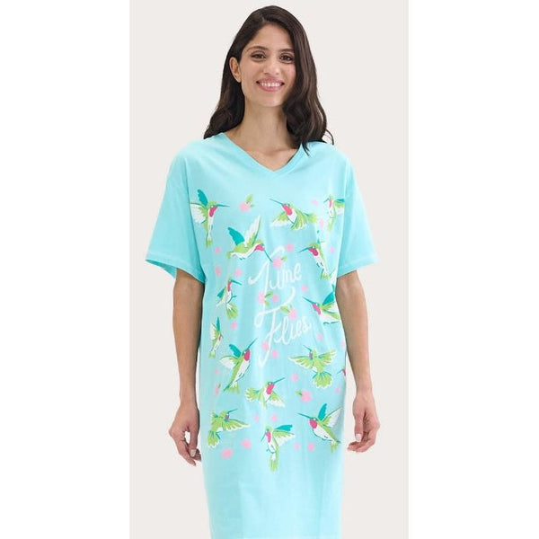 Time Flies Hummingbird Sleepshirt from Hatley - Backyard Bird Centre