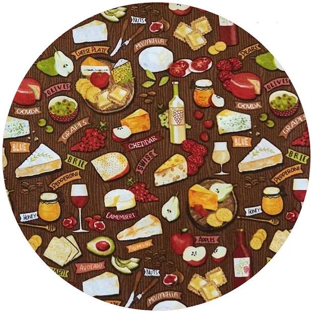 Andreas Silicone Trivet - Wine and Cheese