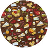 Andreas Silicone Trivet - Wine and Cheese