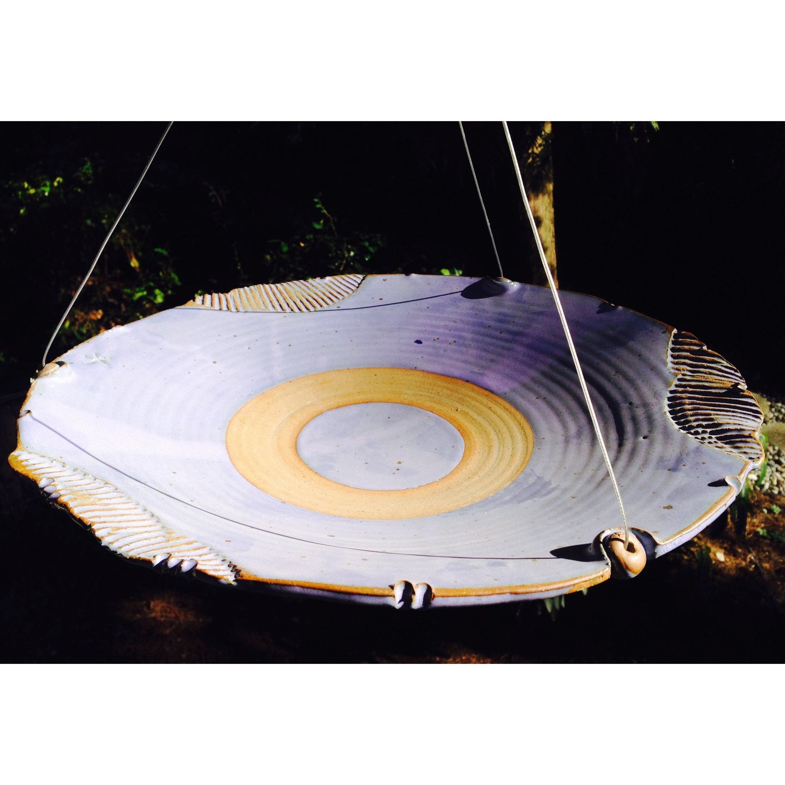 Anthony Stoneware Medium Birdbath