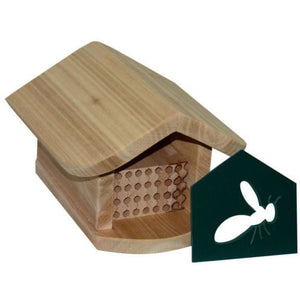 Mason Bee Cosy Home with Wooden Trays