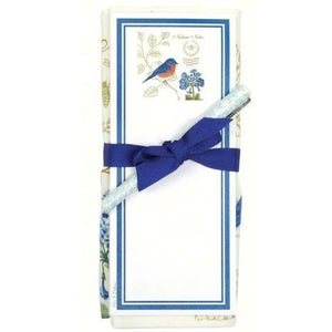 Bluebird Flour Sack Towel and Magnetic Note Pad Set