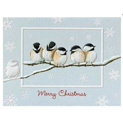 Pumpernickel Press Christmas Cards Chickadee Chorus