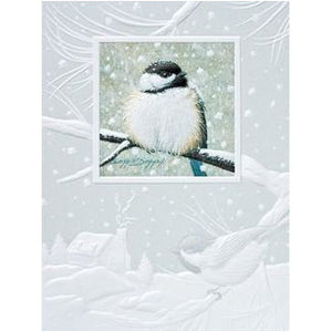 Pumpernickel Press Christmas Cards Chilly Chickadees II
