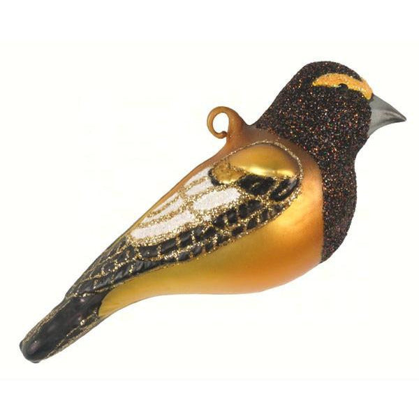 Evening Grosbeak Ornament from Cobane