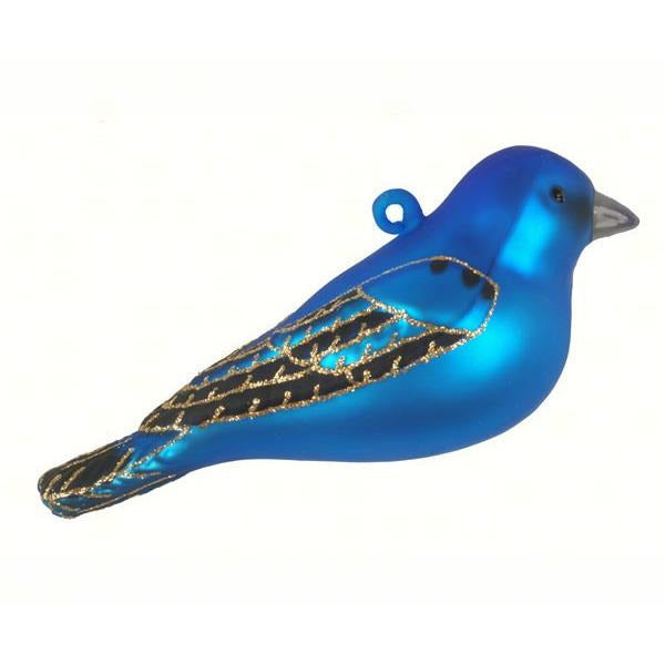Indigo Bunting Ornament from Cobane