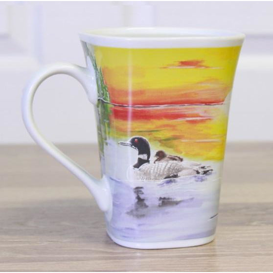 Peaceful Loon Color Changing Story Mug
