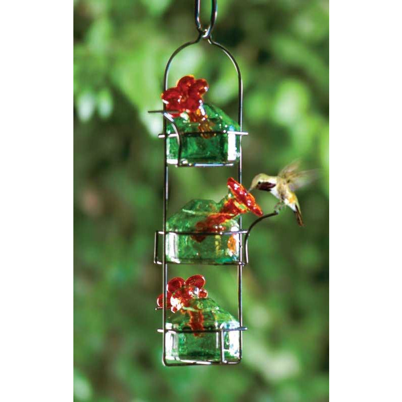 Parasol Bouquet Lunch Pail 3 Hummingbird Feeder