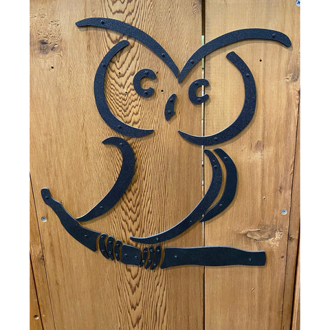Image of West Coast Fence Art - Owl