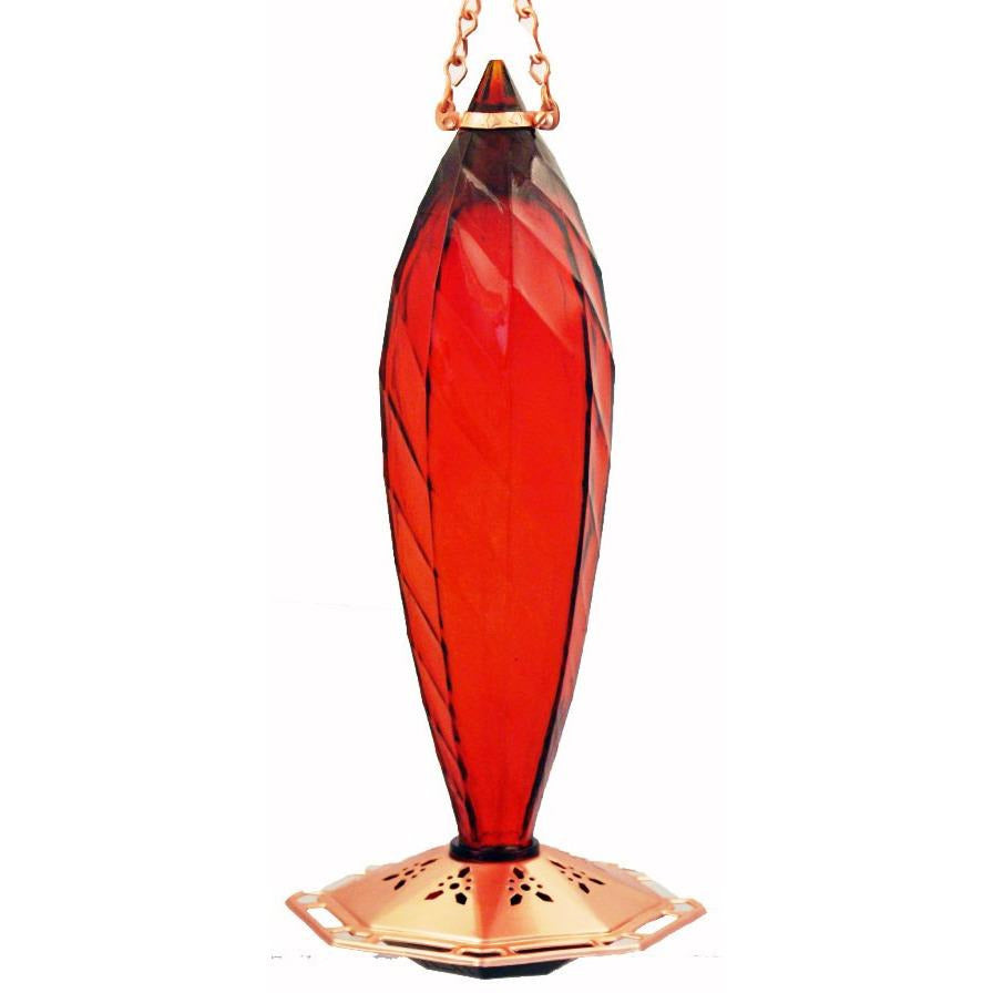 Schrodt Designs Crystal Spiral Hummingbird Feeder